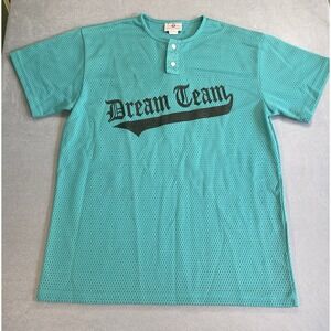 Vintage Teamwork Athletic Apparel Baseball Jersey Dream Team Mens L Made in USA